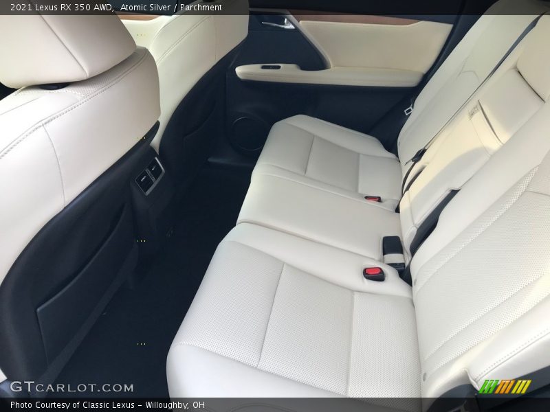 Rear Seat of 2021 RX 350 AWD