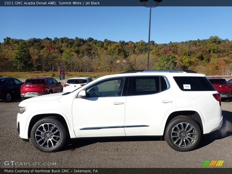 Summit White / Jet Black 2021 GMC Acadia Denali AWD