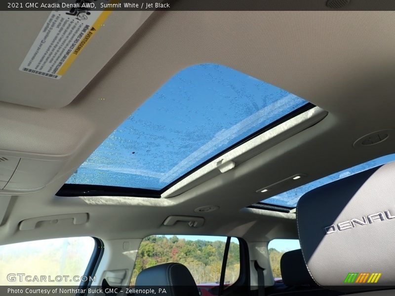 Summit White / Jet Black 2021 GMC Acadia Denali AWD