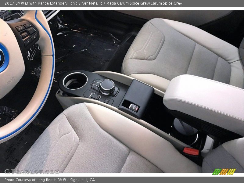 Ionic Silver Metallic / Mega Carum Spice Grey/Carum Spice Grey 2017 BMW i3 with Range Extender