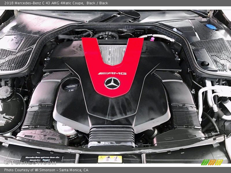  2018 C 43 AMG 4Matic Coupe Engine - 3.0 Liter AMG biturbo DOHC 24-Valve VVT V6