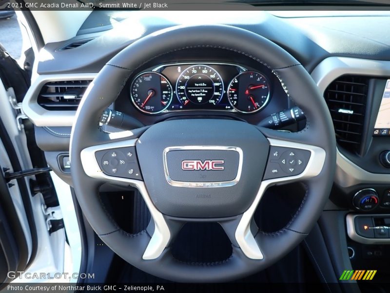 Summit White / Jet Black 2021 GMC Acadia Denali AWD