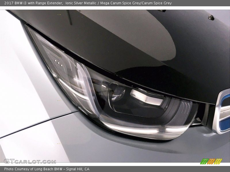 Ionic Silver Metallic / Mega Carum Spice Grey/Carum Spice Grey 2017 BMW i3 with Range Extender
