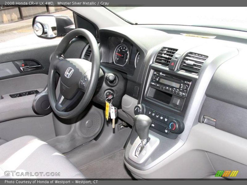 Whistler Silver Metallic / Gray 2008 Honda CR-V LX 4WD
