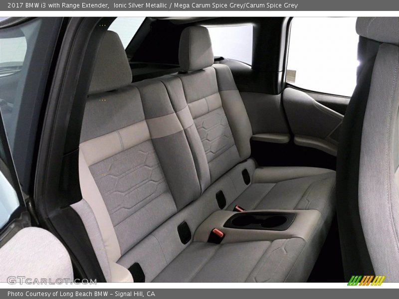 Ionic Silver Metallic / Mega Carum Spice Grey/Carum Spice Grey 2017 BMW i3 with Range Extender