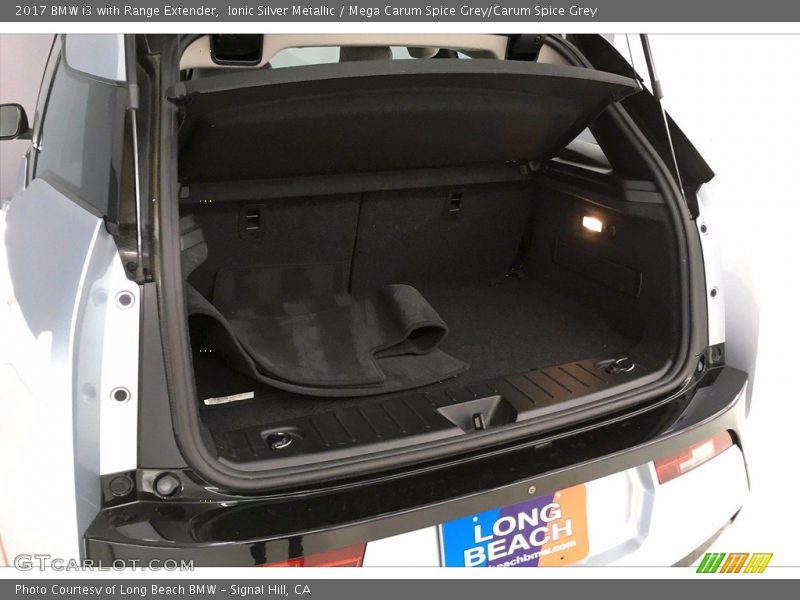 Ionic Silver Metallic / Mega Carum Spice Grey/Carum Spice Grey 2017 BMW i3 with Range Extender