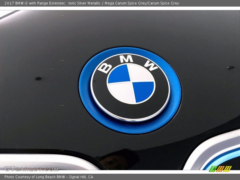 Ionic Silver Metallic / Mega Carum Spice Grey/Carum Spice Grey 2017 BMW i3 with Range Extender