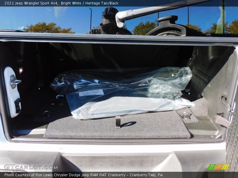 Bright White / Heritage Tan/Black 2021 Jeep Wrangler Sport 4x4