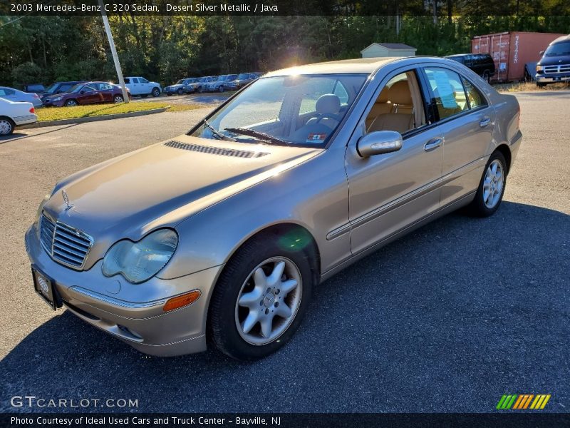 Desert Silver Metallic / Java 2003 Mercedes-Benz C 320 Sedan