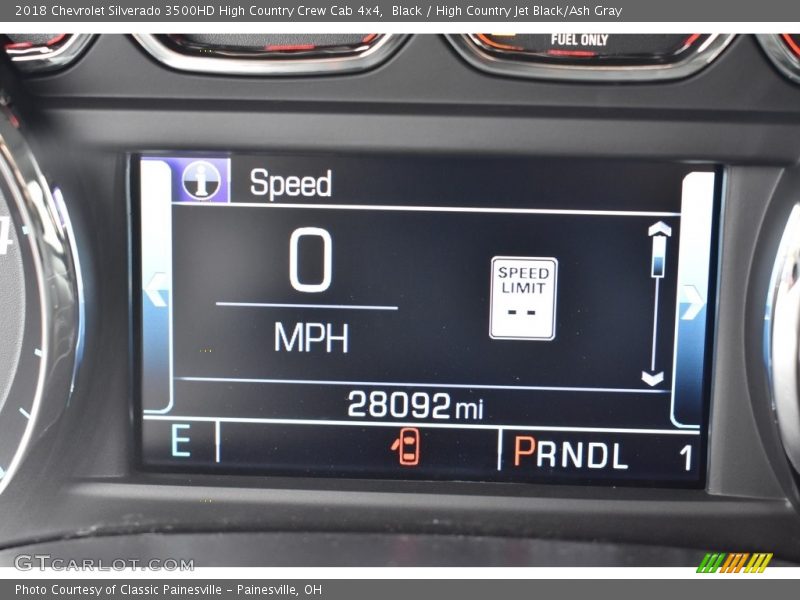 Black / High Country Jet Black/Ash Gray 2018 Chevrolet Silverado 3500HD High Country Crew Cab 4x4