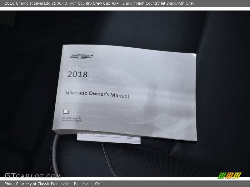 Books/Manuals of 2018 Silverado 3500HD High Country Crew Cab 4x4