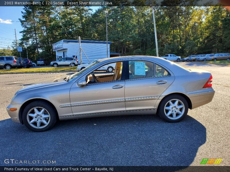 Desert Silver Metallic / Java 2003 Mercedes-Benz C 320 Sedan