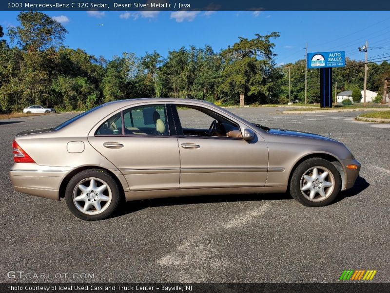 Desert Silver Metallic / Java 2003 Mercedes-Benz C 320 Sedan