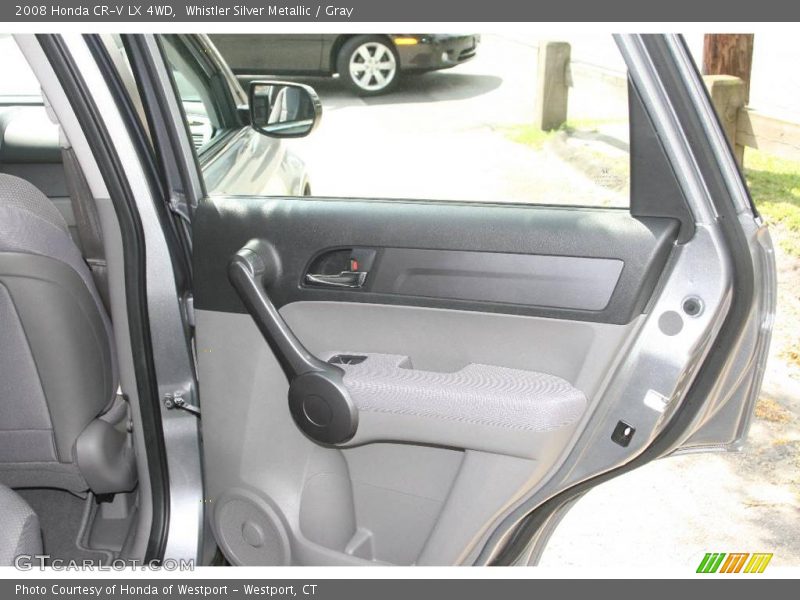 Whistler Silver Metallic / Gray 2008 Honda CR-V LX 4WD