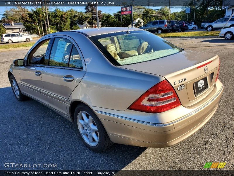 Desert Silver Metallic / Java 2003 Mercedes-Benz C 320 Sedan