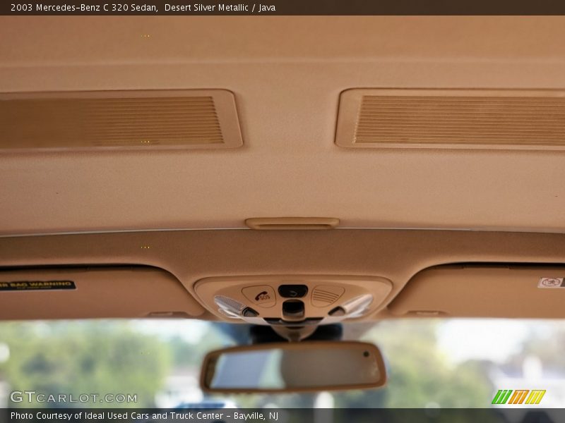 Desert Silver Metallic / Java 2003 Mercedes-Benz C 320 Sedan
