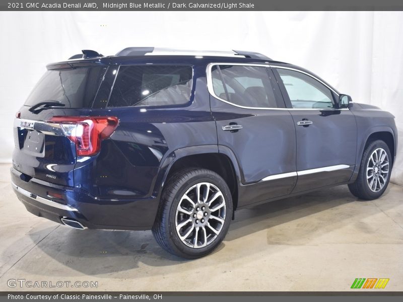 Midnight Blue Metallic / Dark Galvanized/Light Shale 2021 GMC Acadia Denali AWD