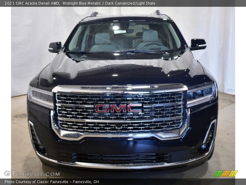 Midnight Blue Metallic / Dark Galvanized/Light Shale 2021 GMC Acadia Denali AWD