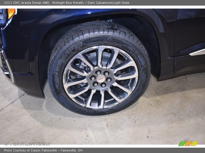 Midnight Blue Metallic / Dark Galvanized/Light Shale 2021 GMC Acadia Denali AWD