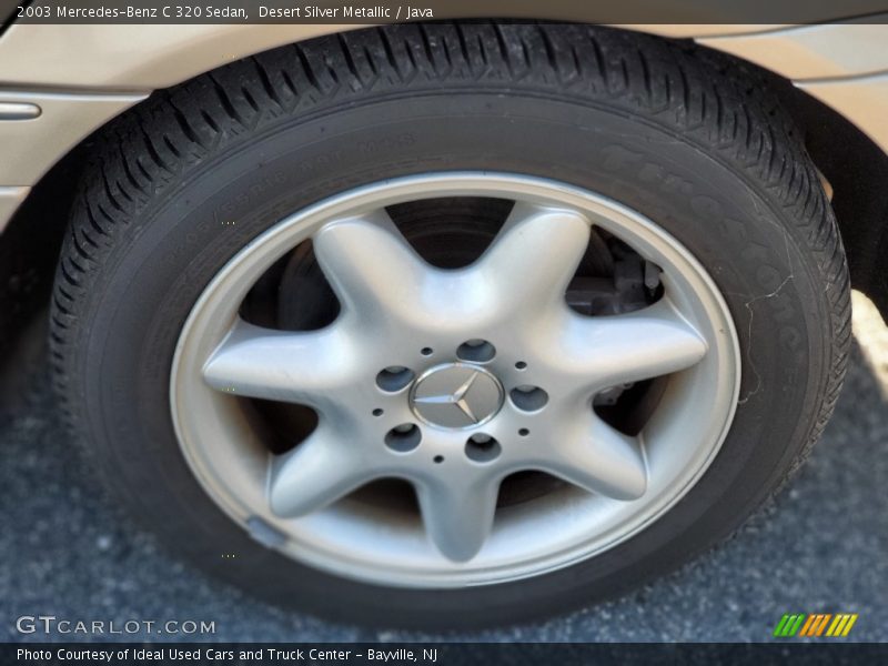 Desert Silver Metallic / Java 2003 Mercedes-Benz C 320 Sedan