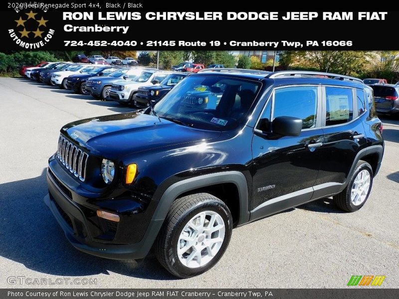 Black / Black 2020 Jeep Renegade Sport 4x4