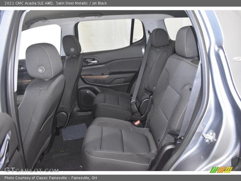 Satin Steel Metallic / Jet Black 2021 GMC Acadia SLE AWD