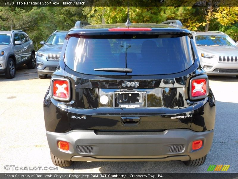 Black / Black 2020 Jeep Renegade Sport 4x4