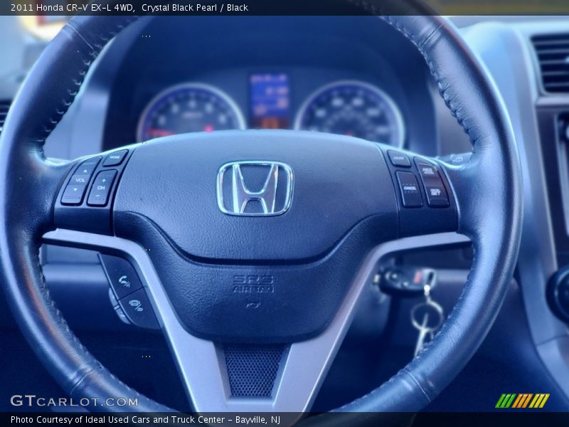 Crystal Black Pearl / Black 2011 Honda CR-V EX-L 4WD