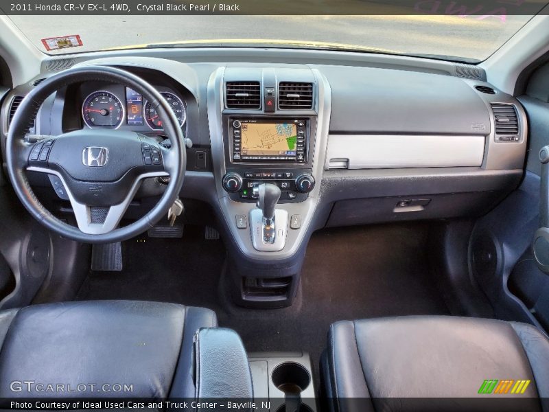 Crystal Black Pearl / Black 2011 Honda CR-V EX-L 4WD
