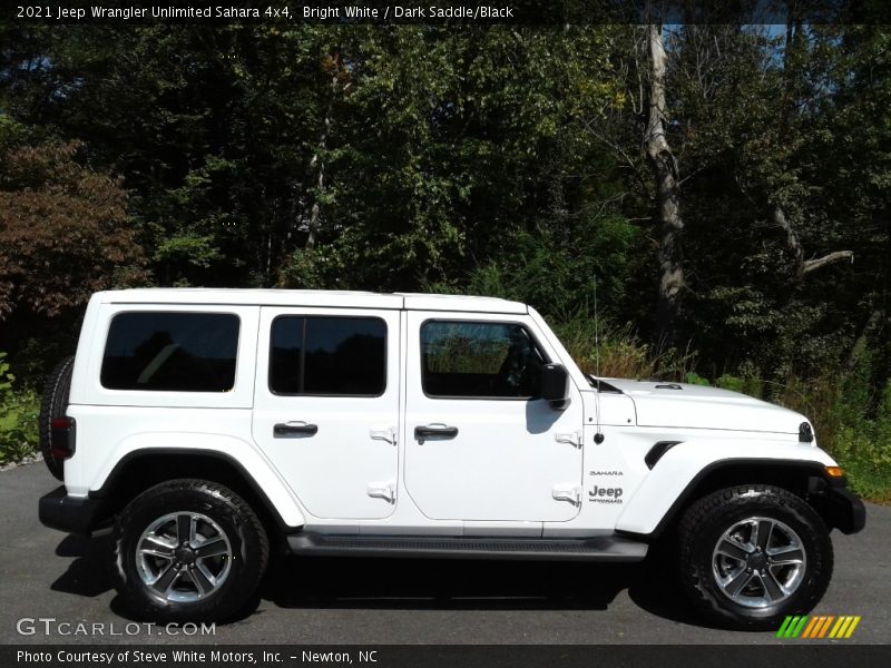 Bright White / Dark Saddle/Black 2021 Jeep Wrangler Unlimited Sahara 4x4