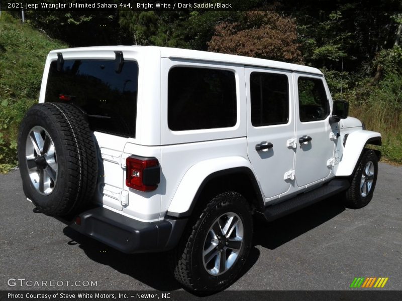 Bright White / Dark Saddle/Black 2021 Jeep Wrangler Unlimited Sahara 4x4