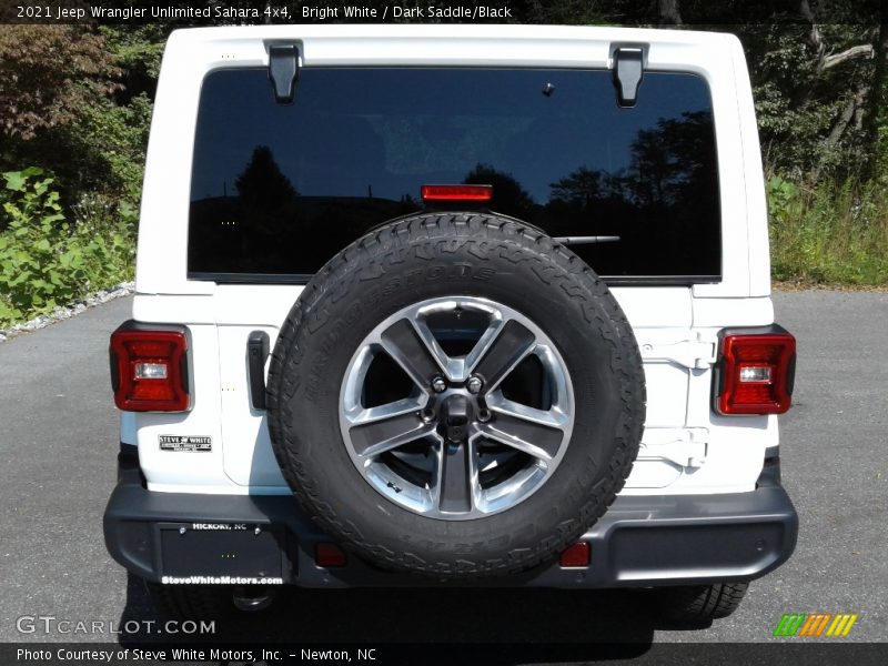 Bright White / Dark Saddle/Black 2021 Jeep Wrangler Unlimited Sahara 4x4