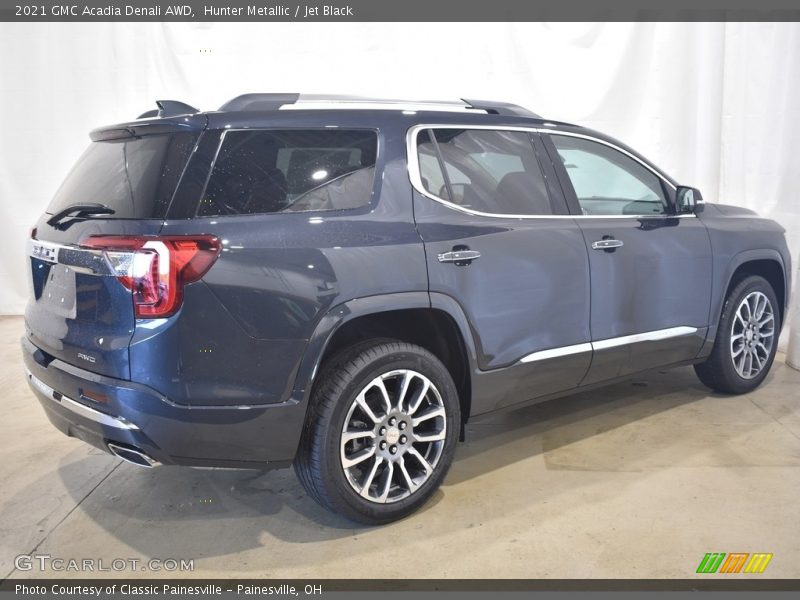 Hunter Metallic / Jet Black 2021 GMC Acadia Denali AWD