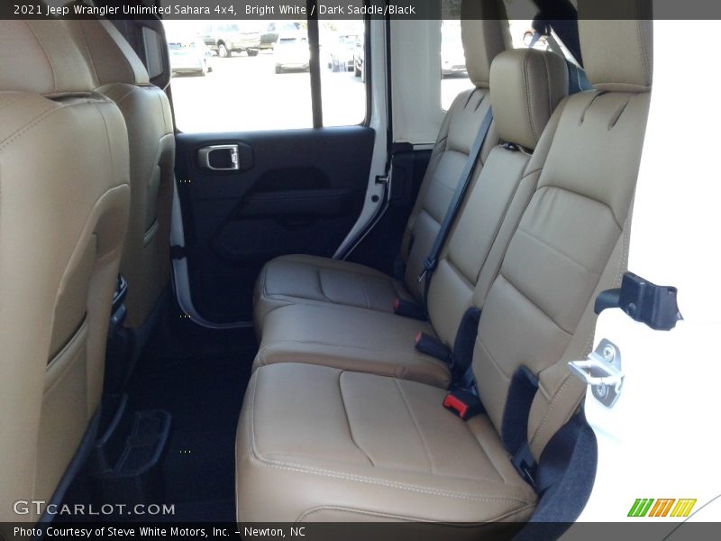 Bright White / Dark Saddle/Black 2021 Jeep Wrangler Unlimited Sahara 4x4