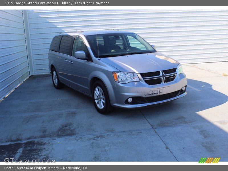 Billet / Black/Light Graystone 2019 Dodge Grand Caravan SXT