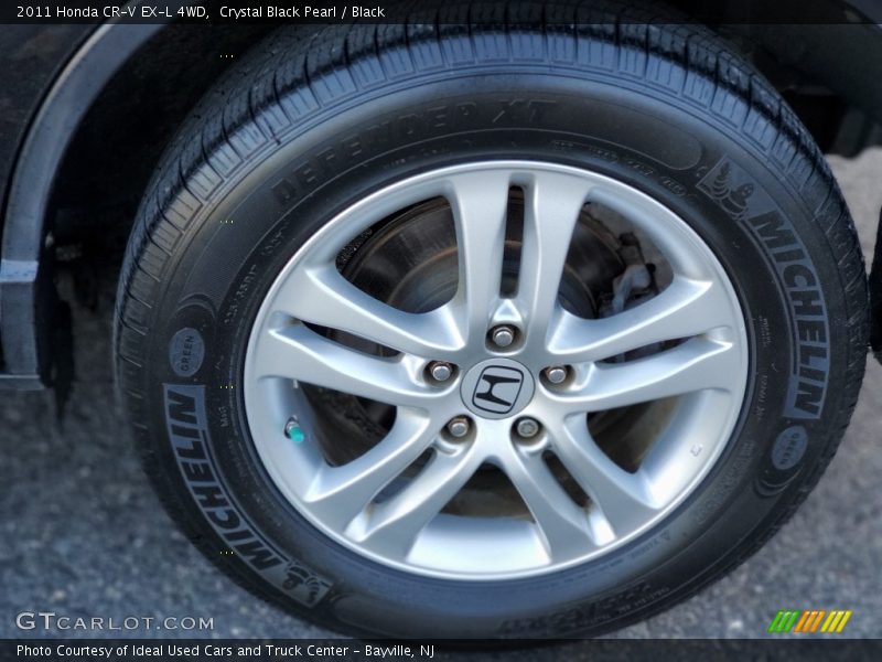 Crystal Black Pearl / Black 2011 Honda CR-V EX-L 4WD