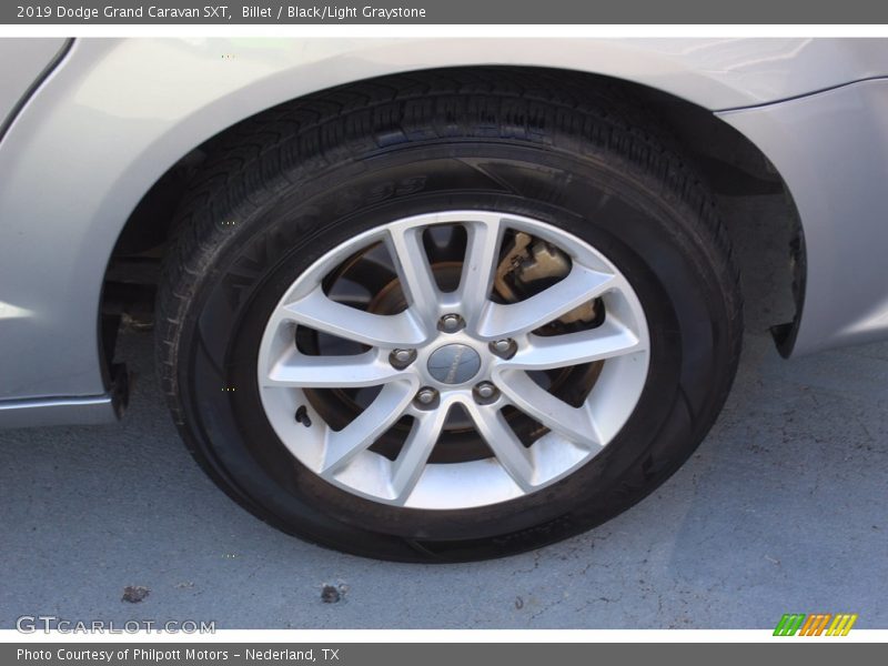 Billet / Black/Light Graystone 2019 Dodge Grand Caravan SXT