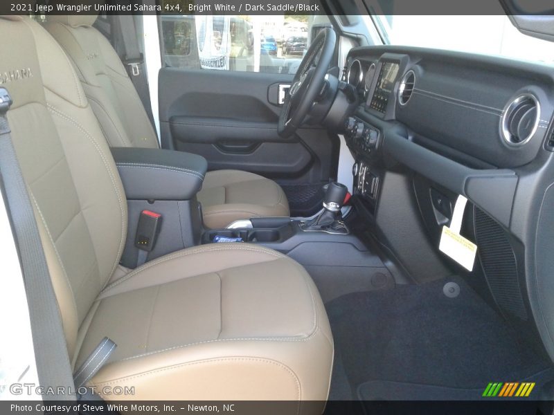 Bright White / Dark Saddle/Black 2021 Jeep Wrangler Unlimited Sahara 4x4