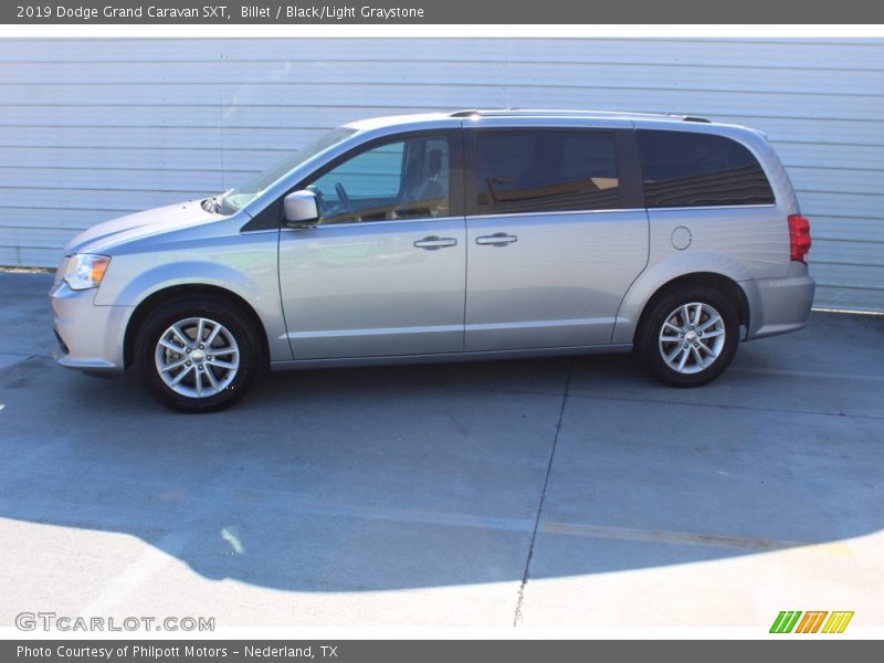 Billet / Black/Light Graystone 2019 Dodge Grand Caravan SXT