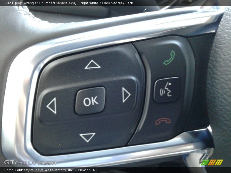 Bright White / Dark Saddle/Black 2021 Jeep Wrangler Unlimited Sahara 4x4