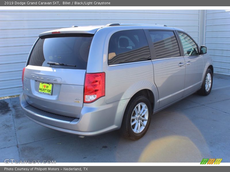 Billet / Black/Light Graystone 2019 Dodge Grand Caravan SXT