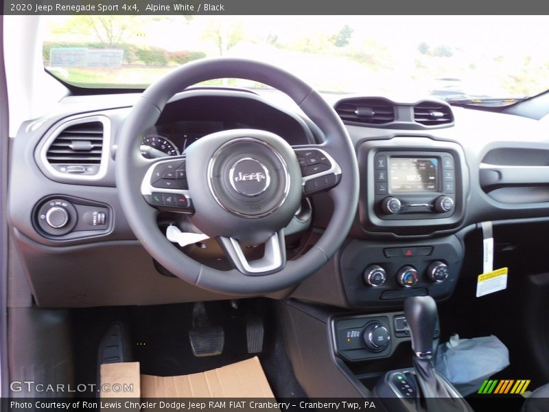 Alpine White / Black 2020 Jeep Renegade Sport 4x4