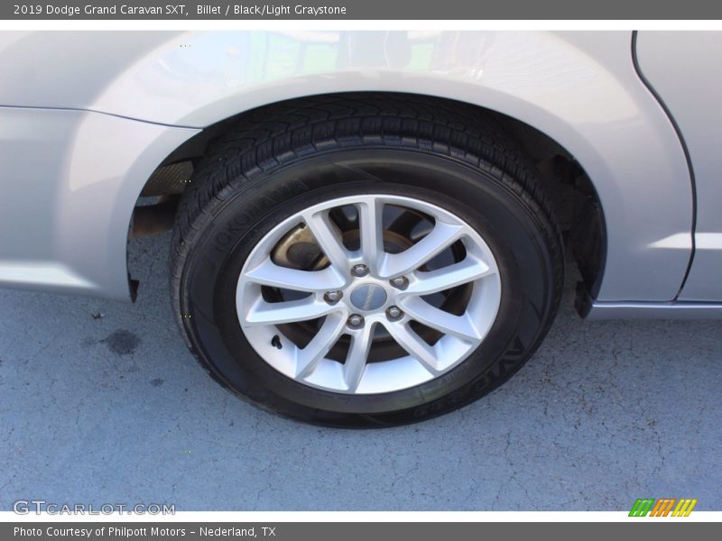 Billet / Black/Light Graystone 2019 Dodge Grand Caravan SXT