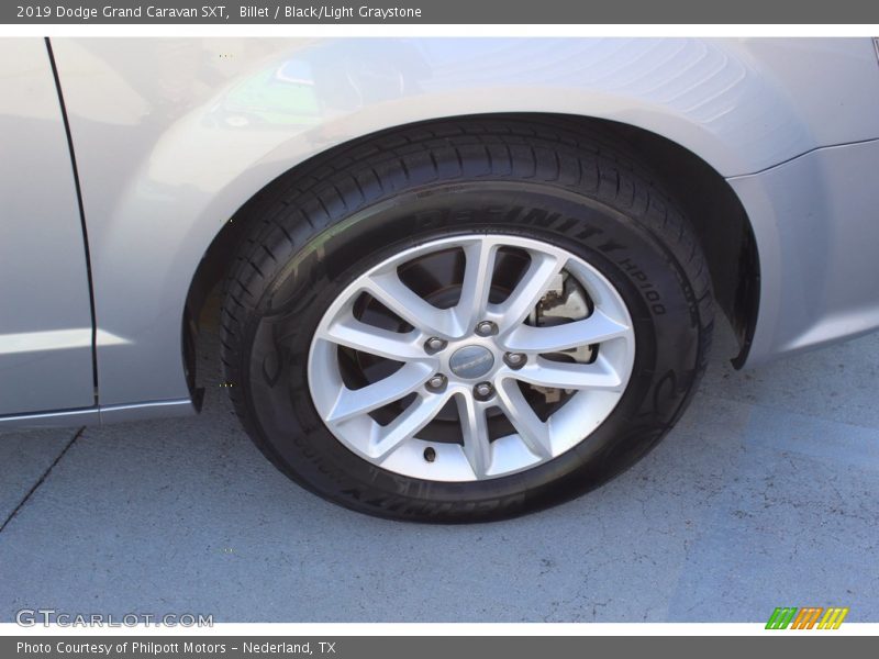 Billet / Black/Light Graystone 2019 Dodge Grand Caravan SXT