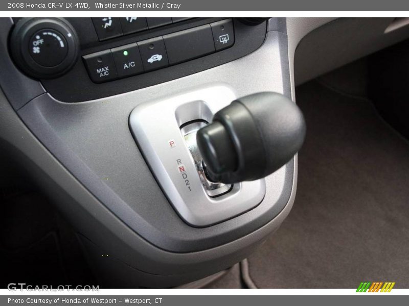 Whistler Silver Metallic / Gray 2008 Honda CR-V LX 4WD