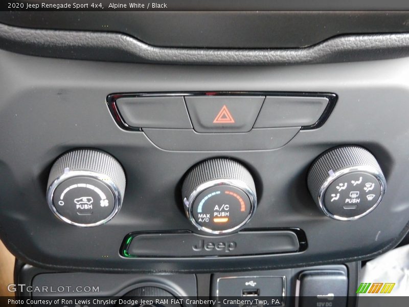 Alpine White / Black 2020 Jeep Renegade Sport 4x4