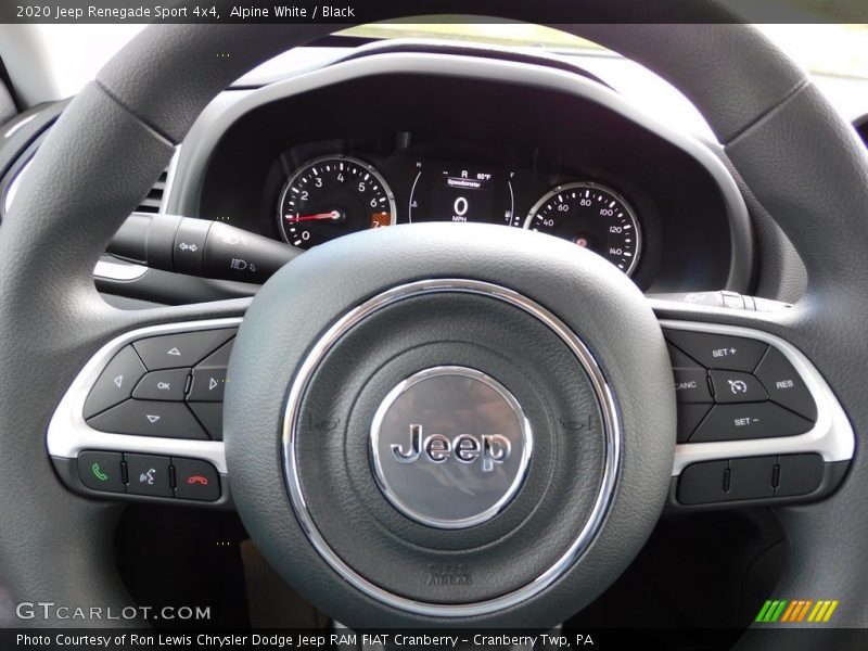 Alpine White / Black 2020 Jeep Renegade Sport 4x4