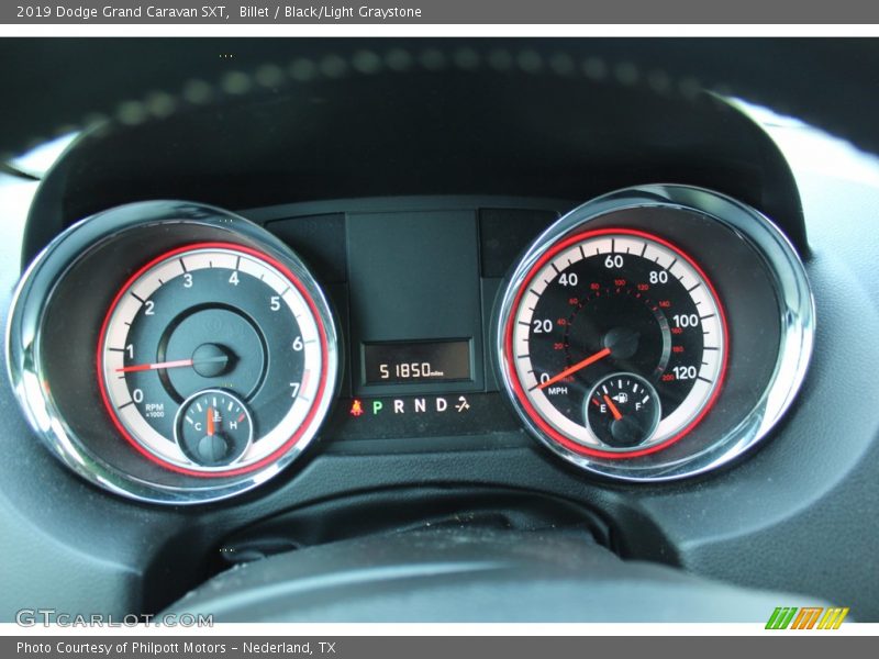 Billet / Black/Light Graystone 2019 Dodge Grand Caravan SXT