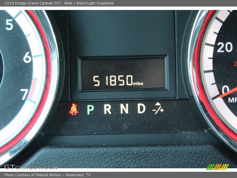 Billet / Black/Light Graystone 2019 Dodge Grand Caravan SXT