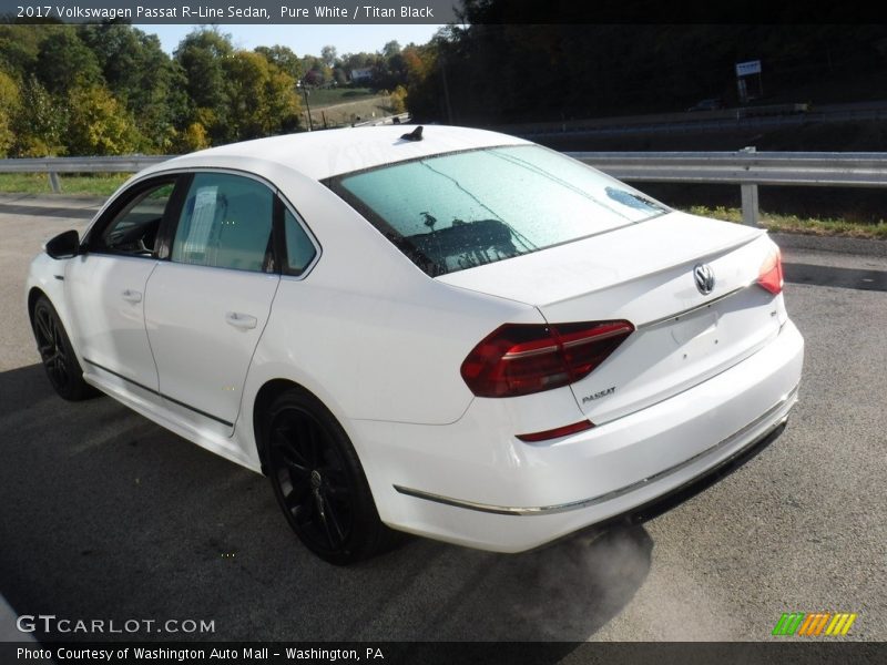 Pure White / Titan Black 2017 Volkswagen Passat R-Line Sedan